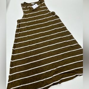 NWT Madewell Striped tank Dress M AL338